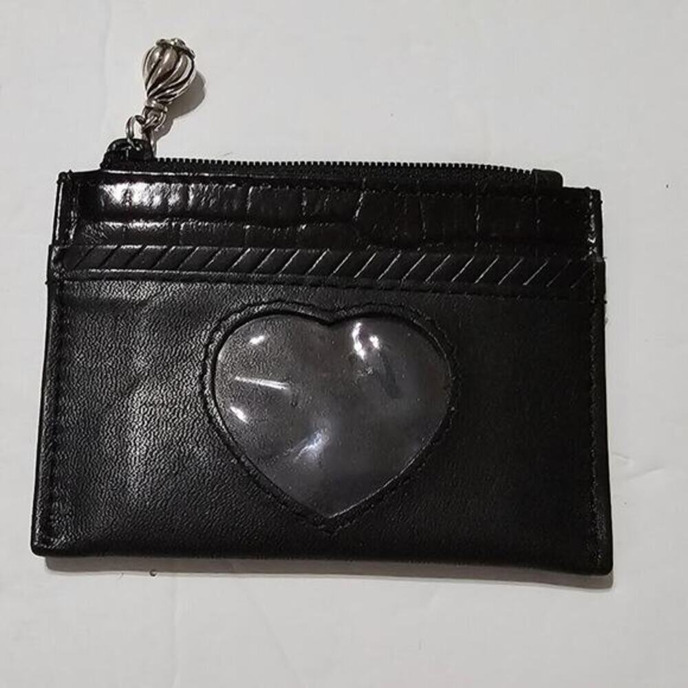 Brighton‎ Black Leather Card Holder Wallet
